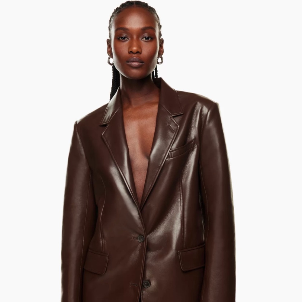 Babaton New Agency Blazer In Coffee Bean